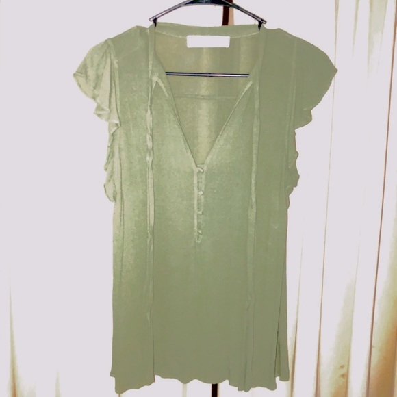 Abercrombie & Fitch blouse green small - Picture 2 of 6